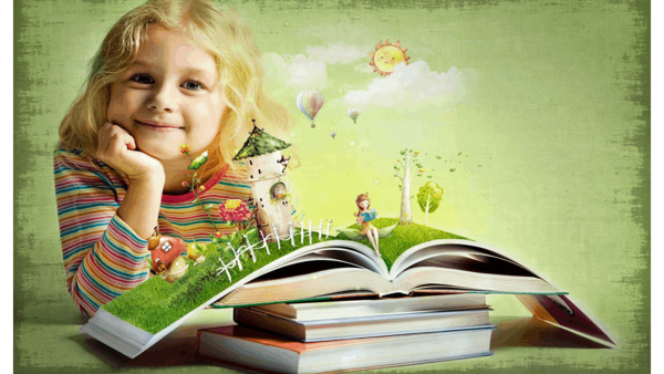 Фон книги для детей