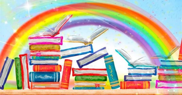 Фон детские книги