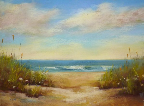 Пейзаж в пастельных тонах