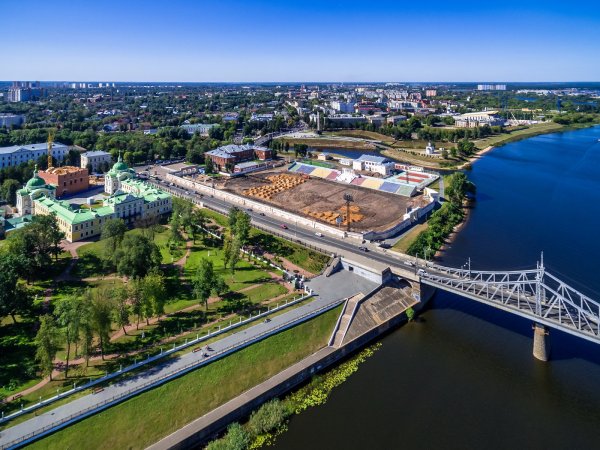 Город Тверь набережная Степана Разина