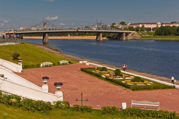 Тверь мост ночью