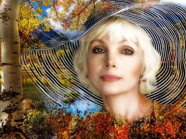 Женщина бальзаковского возраста и осень