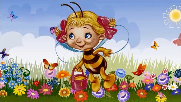 Пчелки и цветочки игра