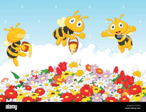 Пчелка на цветочке