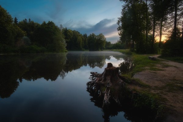 Усадьба Середниково вечером