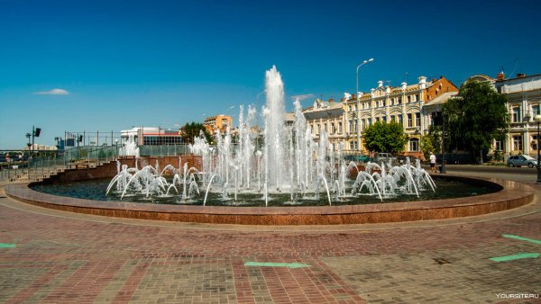 Петровский сад Кремль Астрахань