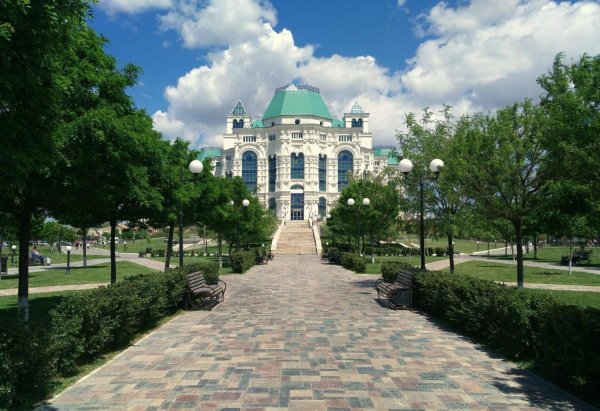 Город Астрахань Лебединое озеро