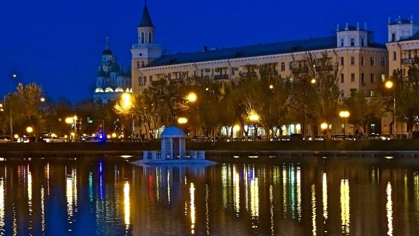 Фонтан АГТУ Астрахань