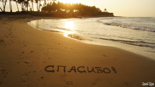 Спасибо море