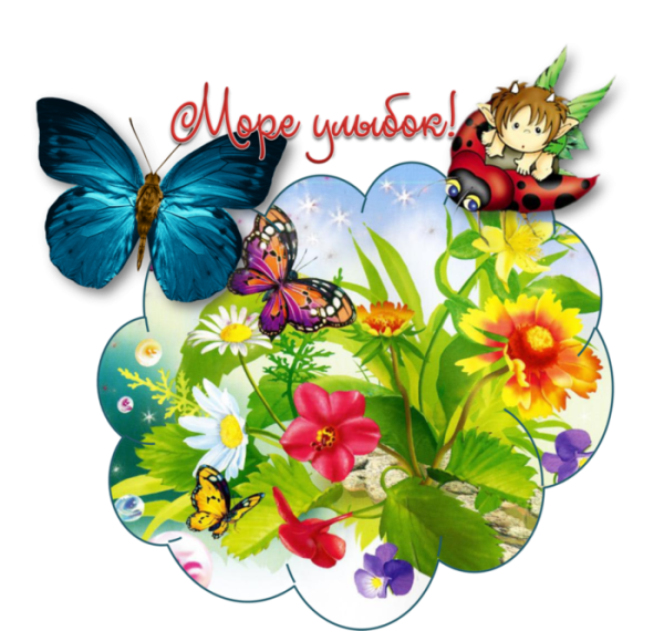 Добрые пожелания с бабочками