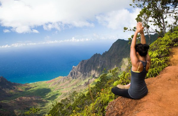 Йога на природе