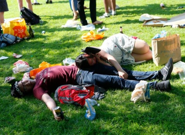 Пьяные шашлыки на природе