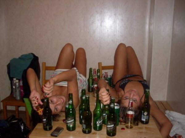 На природе после пьянки