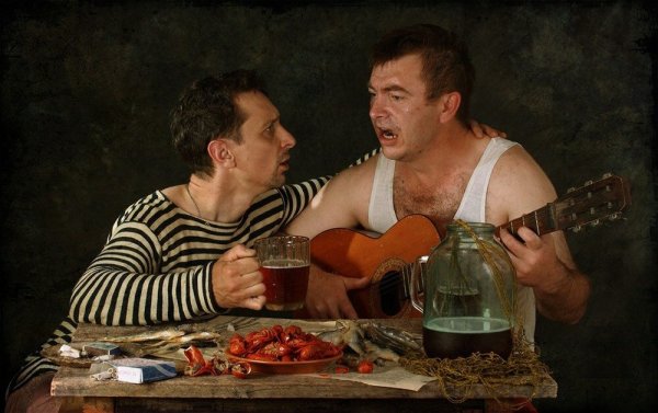 Мужик с коромыслом