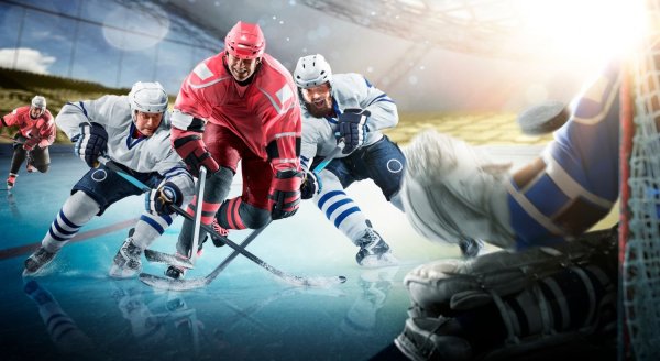 Фон для баннера хоккей