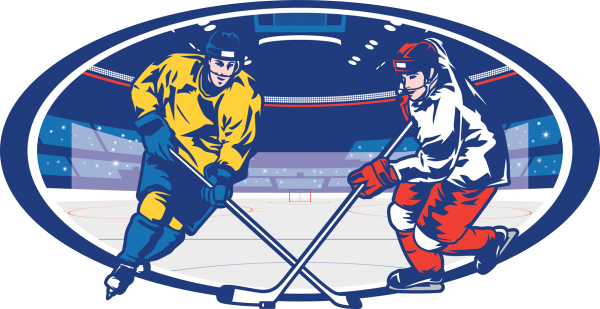 Обои в стиле хоккея