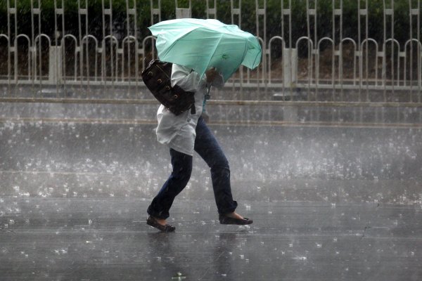 Гроза и дождь