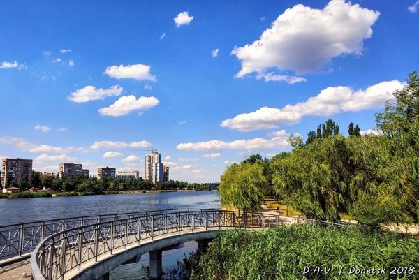 Пейзаж мест в Донецке