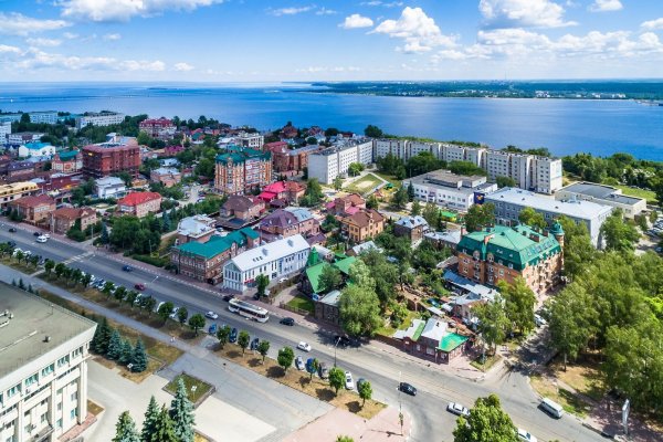 Набережная Волги Ульяновск