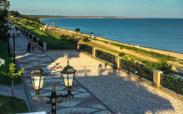 Ейск набережная Каменка