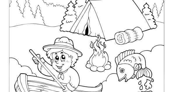 Летние забавы раскраски для детей
