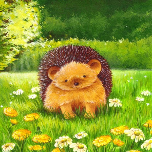 Ёжики Елена Ерёмина лето