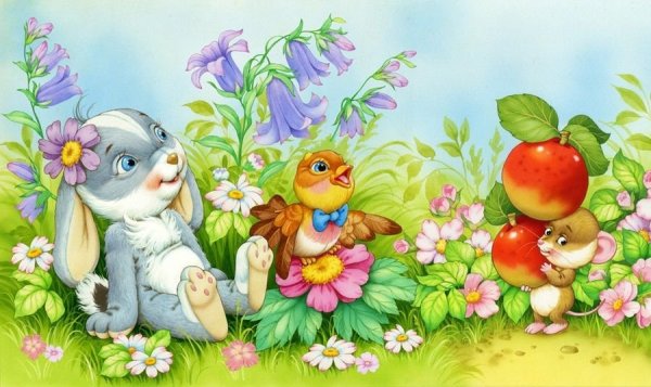 Милые аниме животные