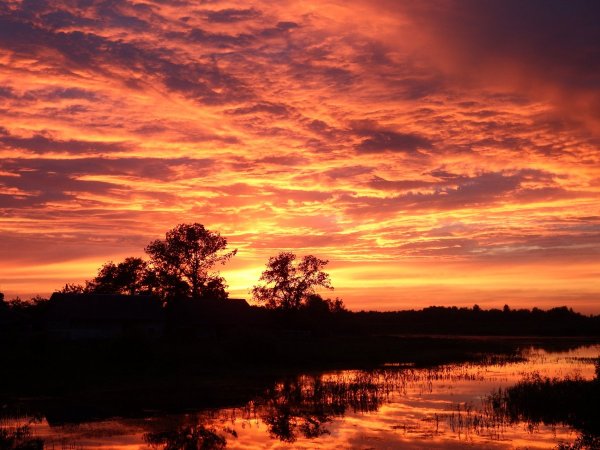 Красивый закат