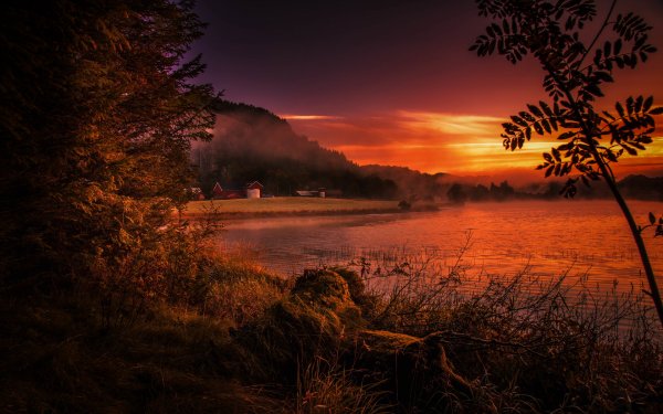 Рассвет на реке