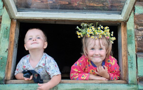 Утро в деревне детство