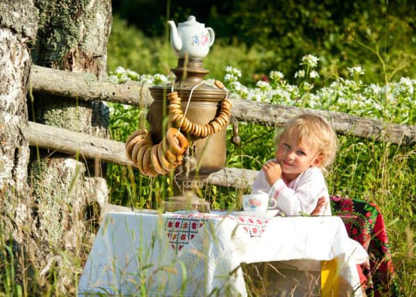 Бабушка в деревне