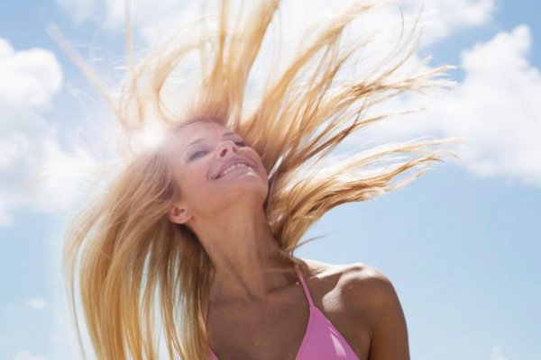 Волосы на солнце