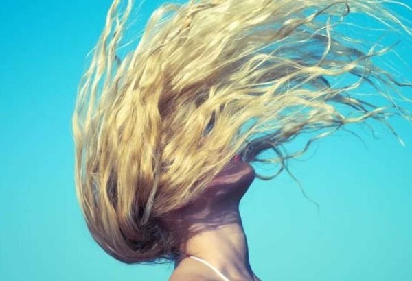 Волосы летом