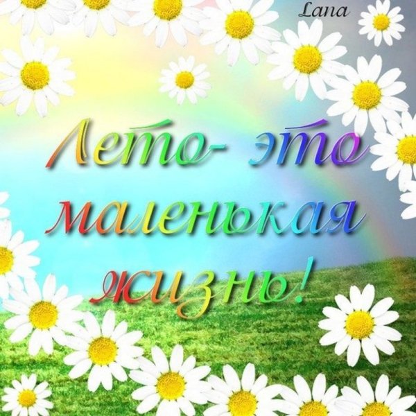 Надпись лето на прозрачном фоне