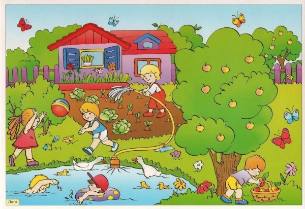 Сюжетные картины для детей 2-3 лет