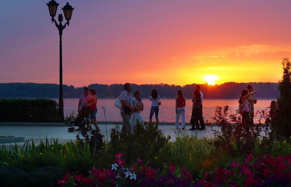 Вечерний пруд