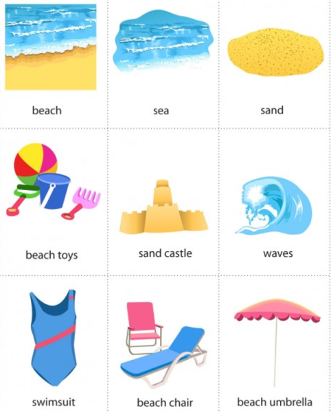 Описание картинки пляж