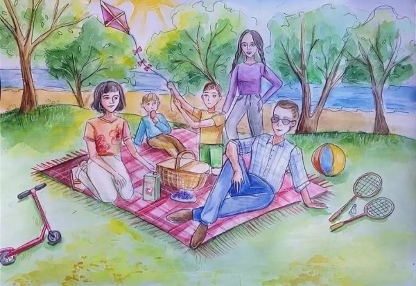 Детский праздник на пляже