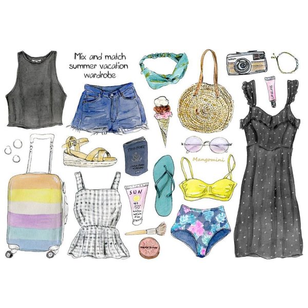 Наборы одежды для срисовки