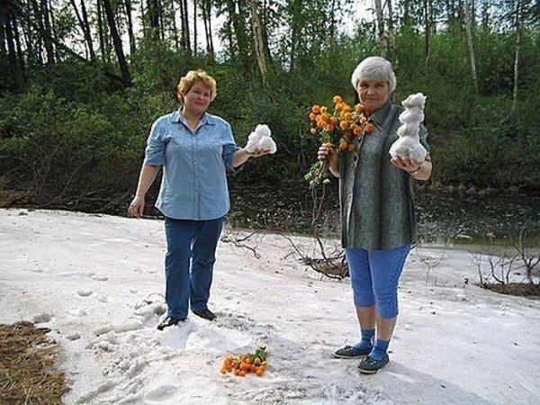 Весна надпись на снегу