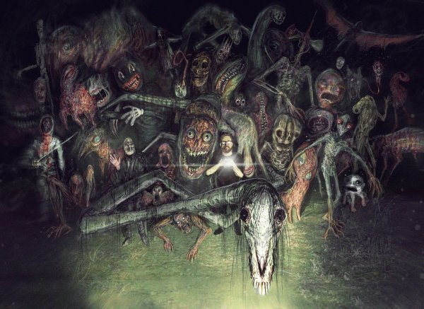 Страшные фотокарточки