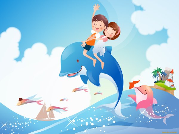 Щастливо детство рисунки