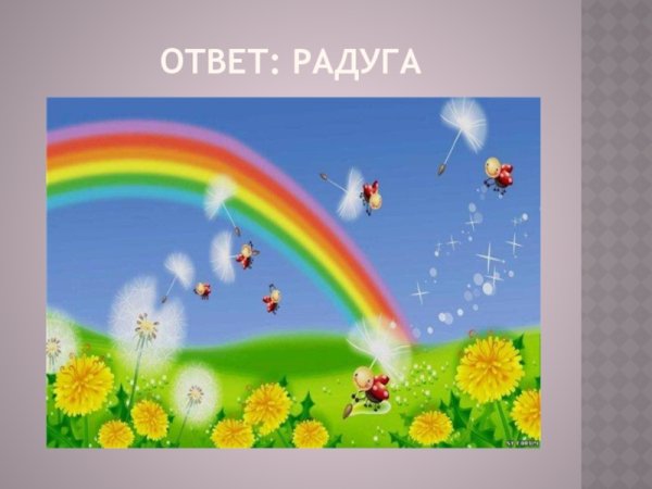 Пчелки с радугой и солнцем