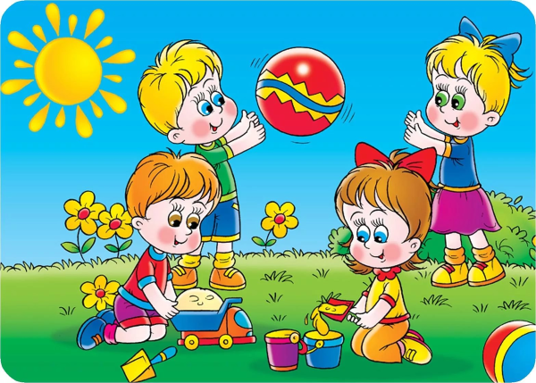 Фон детский сад