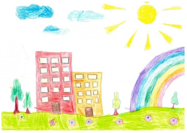 Рисование мой город