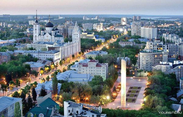 Фонтан на набережной Самара