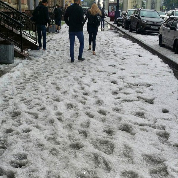 Первый снег Кемерово