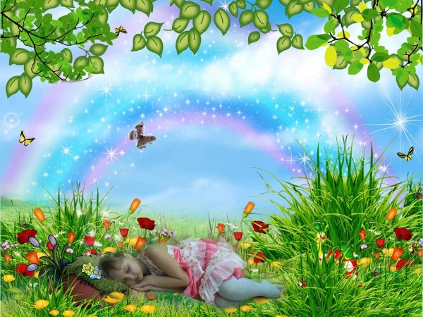 Фон детский сад