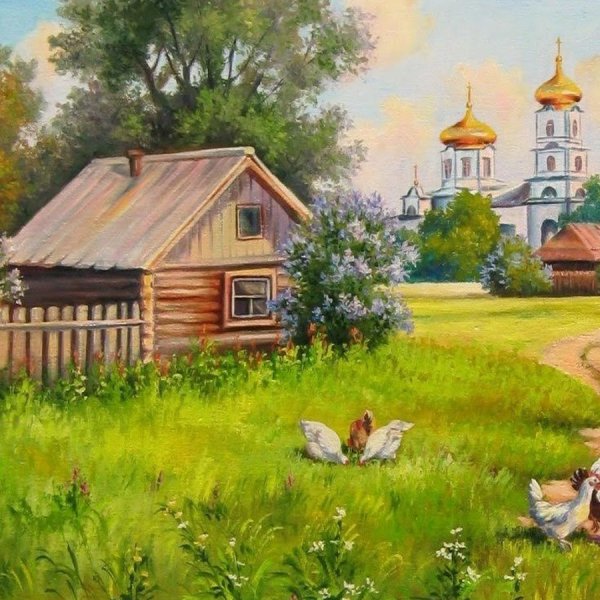 Сельская Идиллия идиллическая живопись