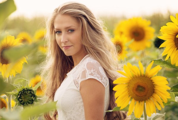 Девушка лето